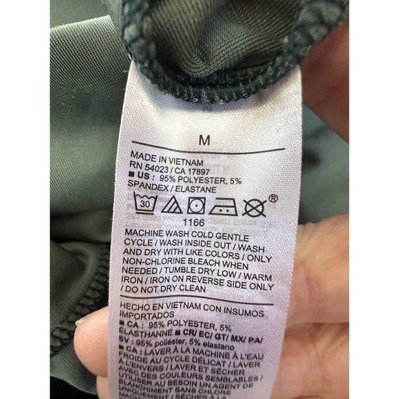 Old Navy Green Velvet Wide Leg Jumpsuit Medium Square Neck Pockets NWT - Picture 8 of 9